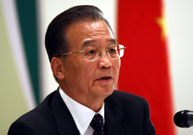 Chinese Prime Minister Wen Jiabao