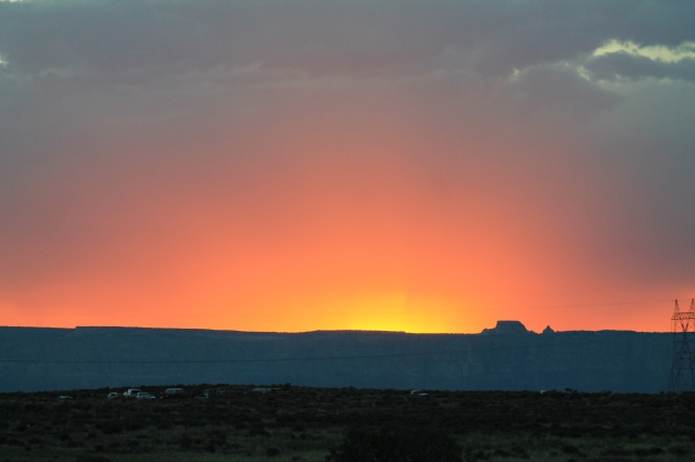 The Sun goes down in Northern Arizona